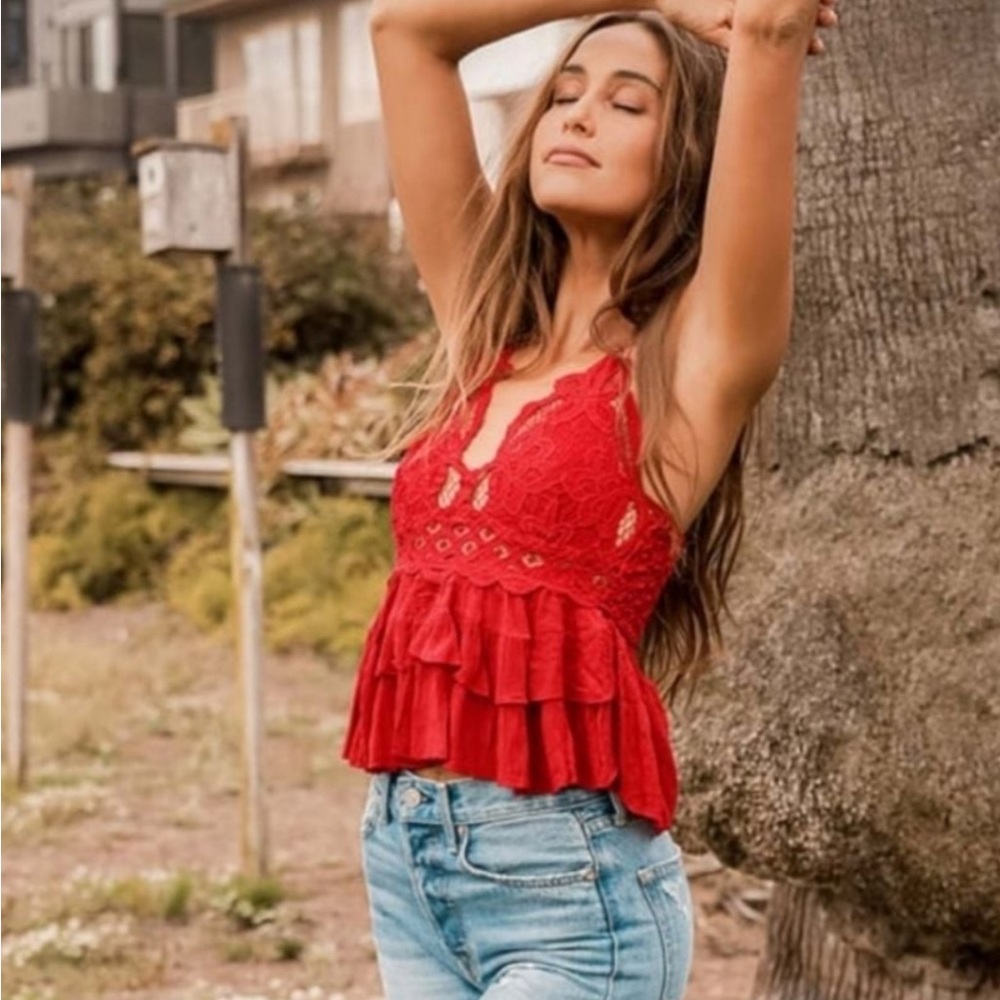 Free People  ADELLA CAMI TOP NWT